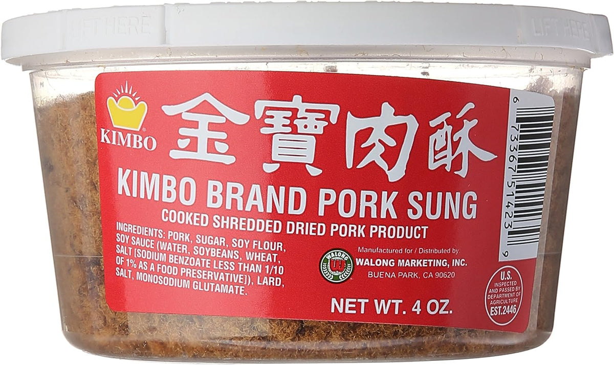 Kimbo Brand Pork Sung Cooked Dried Pork 4oz CoCo Island Mart