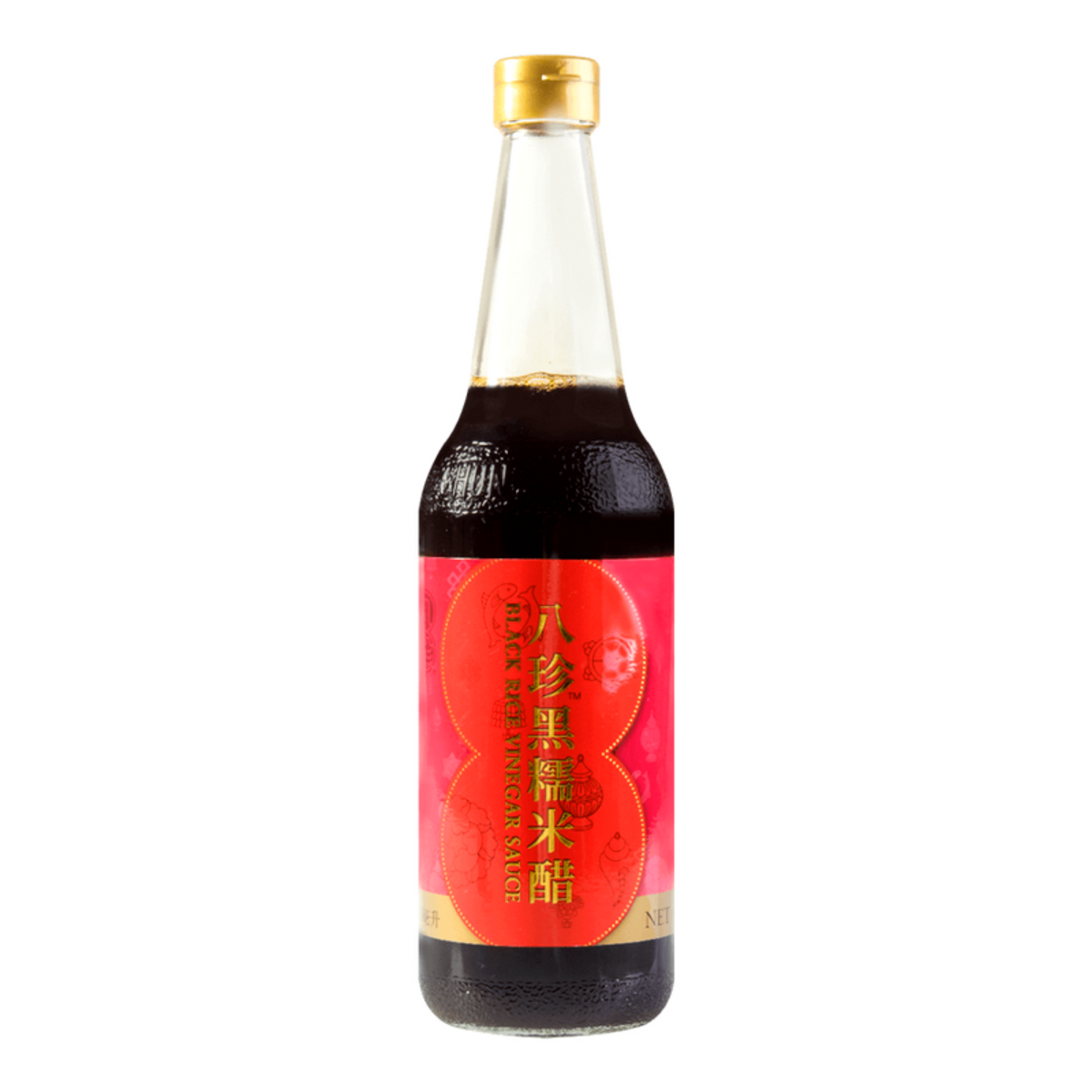 Pat Chun Black Rice Vinegar Sauce 20 FL Oz (600 mL) - 八珍黑糯米醋