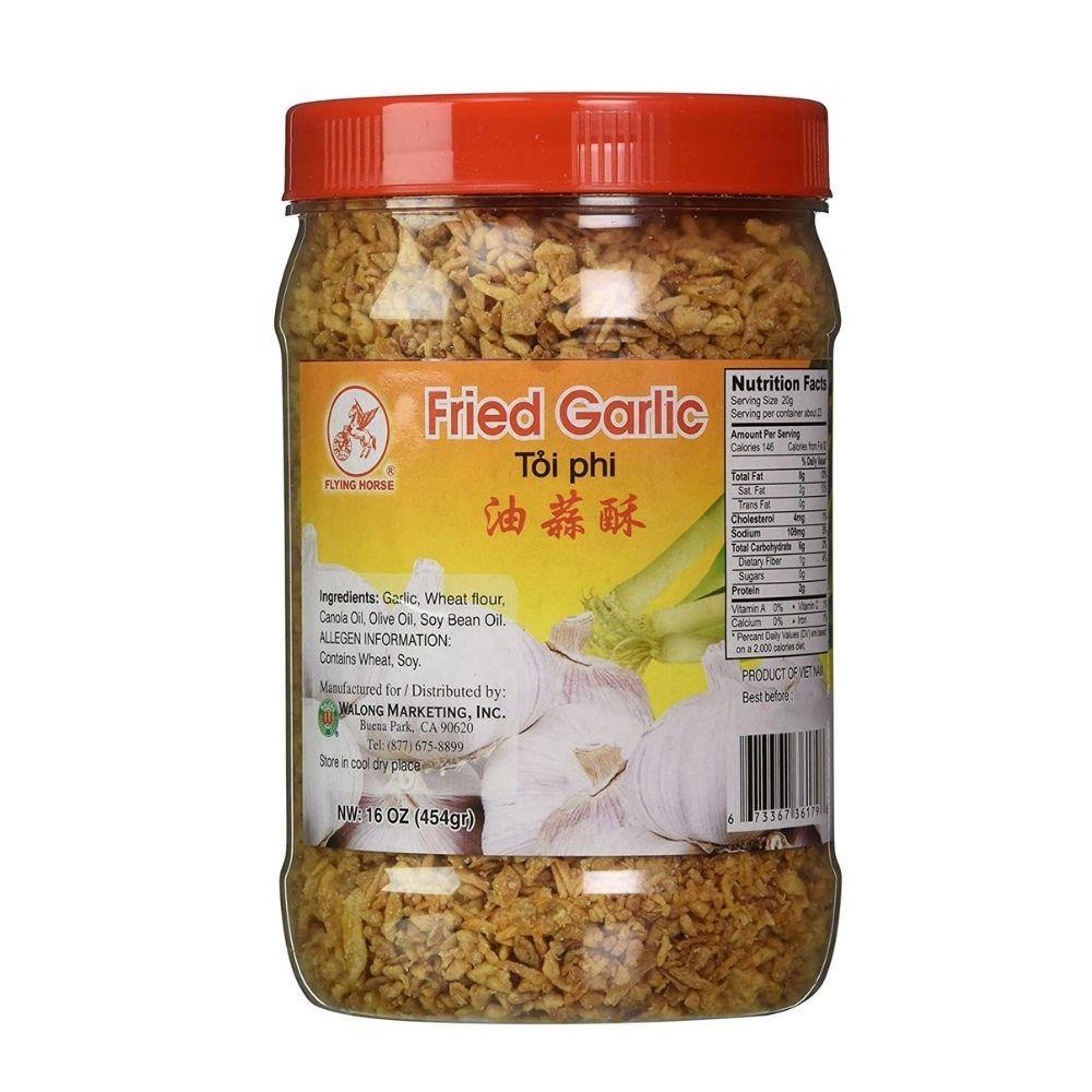 Flying Horse Fried Garlic 16 Oz (454 g) - 油蒜酥 454 克 - CoCo Island Mart
