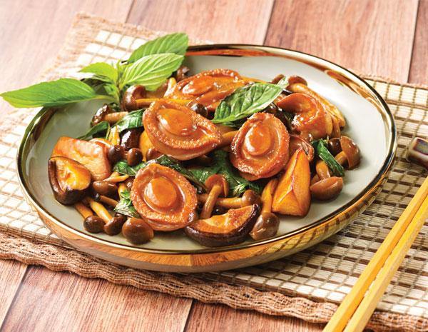 Three-cup Mushrooms with Abalone - CoCo Island Mart