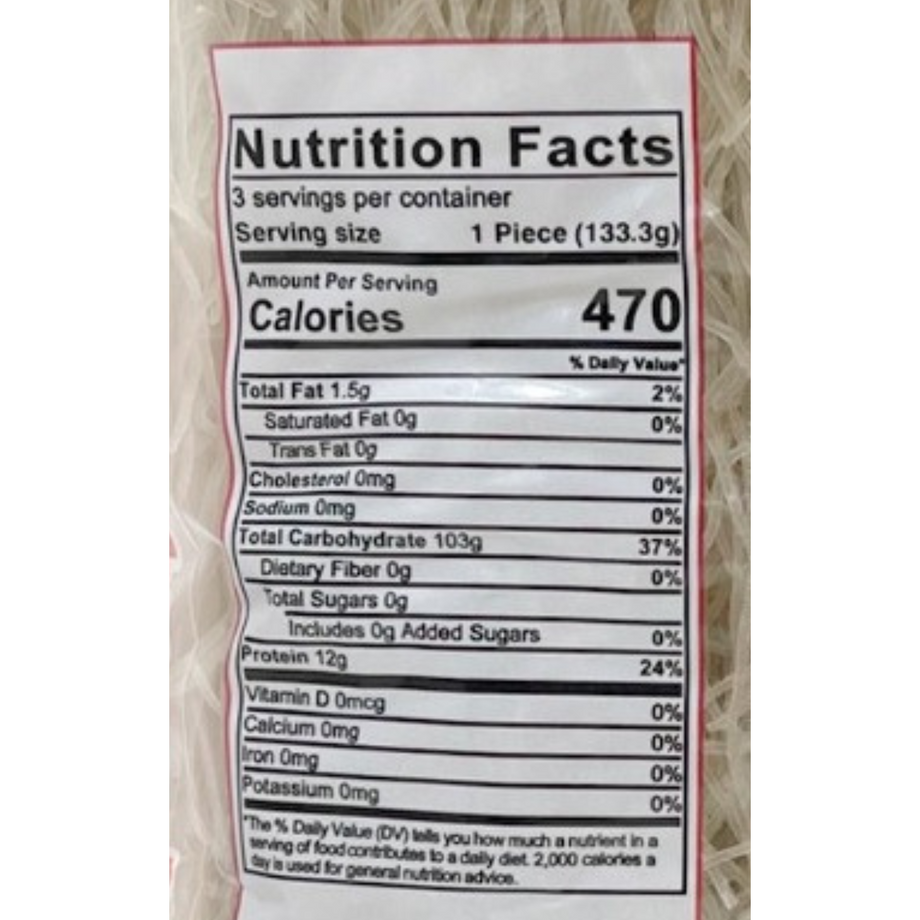 Pandaroo Kongmoon Rice Stick Vermicelli Noodles - 454g Packet