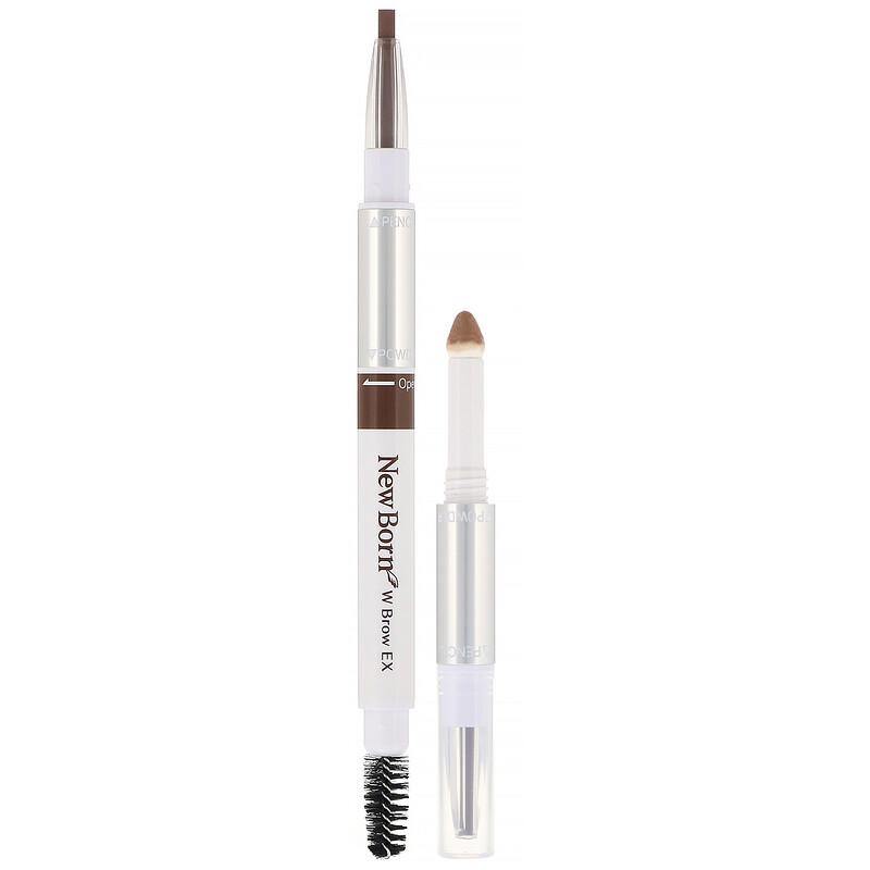 Sana 3 in 1 New Eyebrow Powder and Pencil B7 Mellow Brown Color | Marron Brown - CoCo Island Mart
