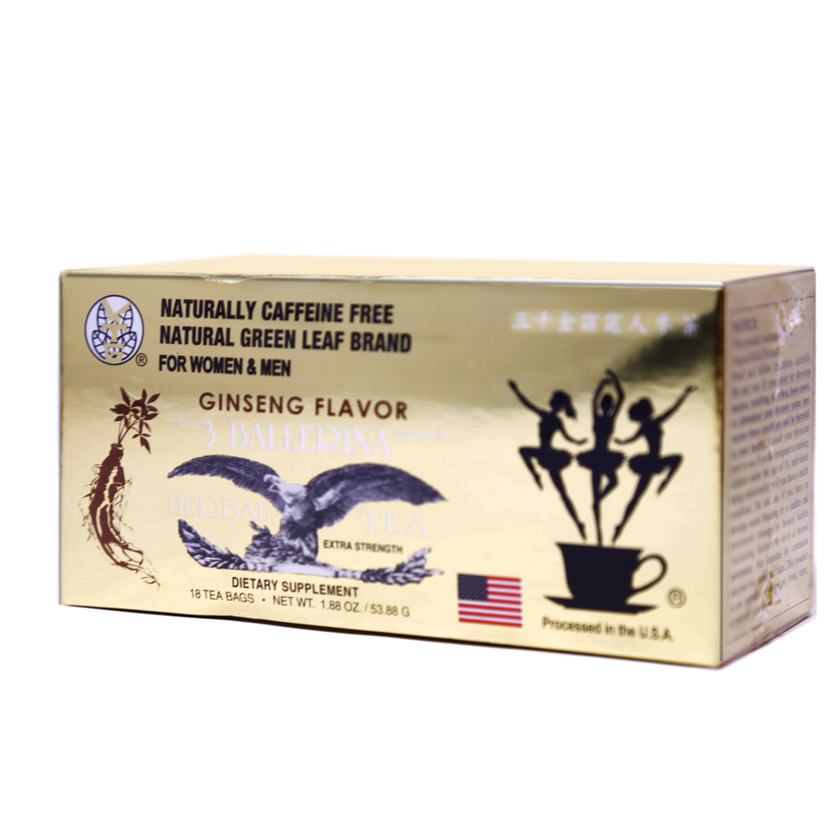 3 BALLERINA TEA DIETERS DRINK EXTRA STRENGTH LEMON FLAVOR 18 tea