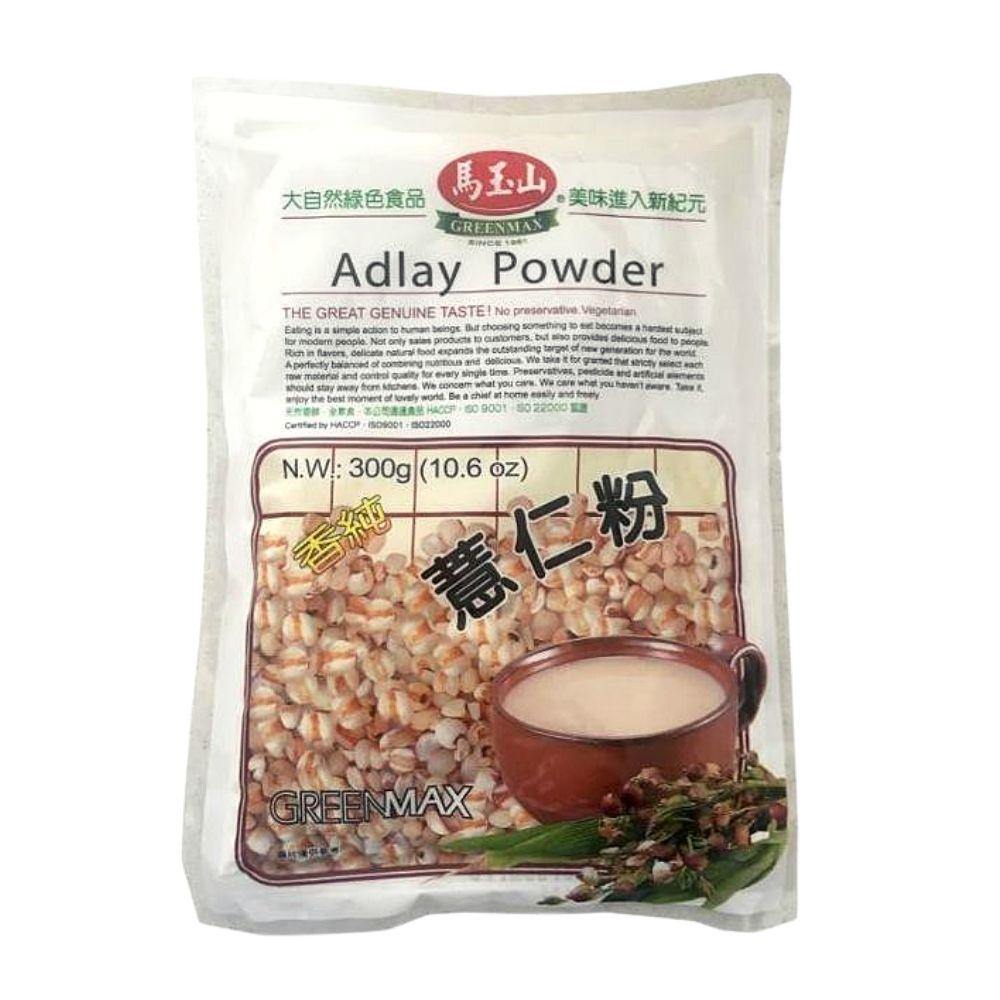 GreenMax Adlay Powder | Job's Tears Powder 10.6 Oz (300 g) - 马玉山 香纯 薏仁粉 300 克 - CoCo Island Mart