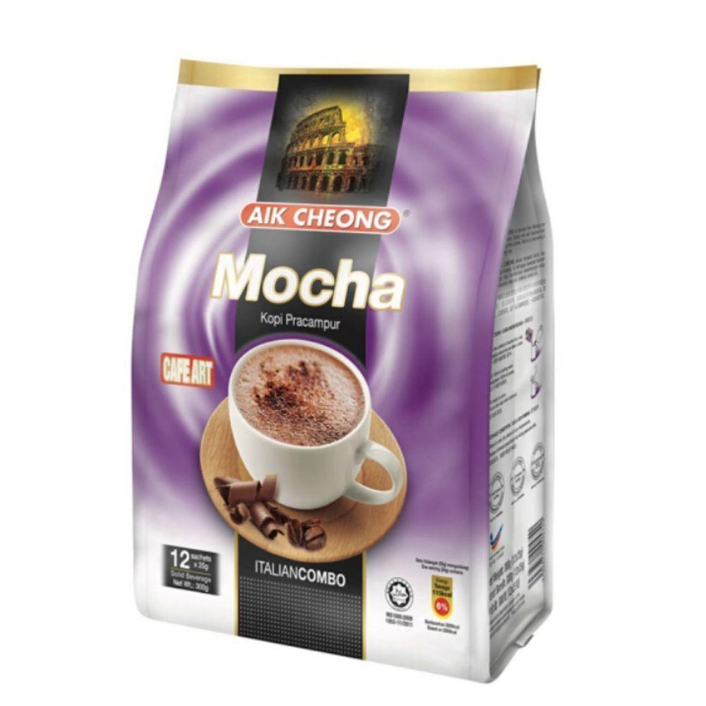 Aik Cheong Mocha | Kopi Pracampur 12 Sachets (300 g) - 益昌摩卡 300 克 - CoCo Island Mart