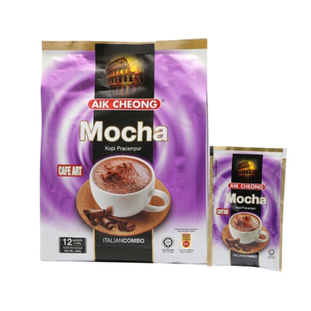 Aik Cheong Mocha | Kopi Pracampur 12 Sachets (300 g) - 益昌摩卡 300 克 - CoCo Island Mart