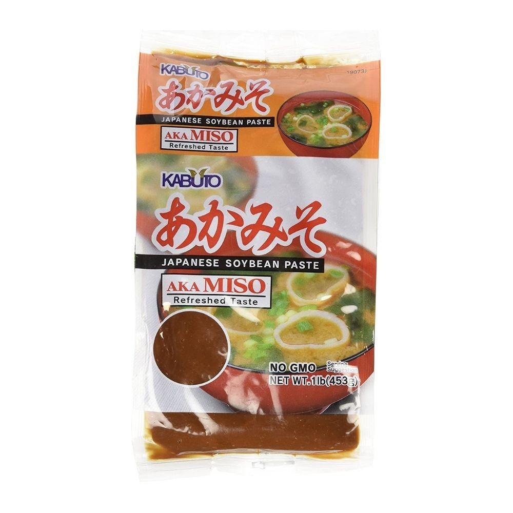 KABUTO Aka Red Miso Japanese Soybean Paste 1 LB (453 g) - CoCo Island Mart