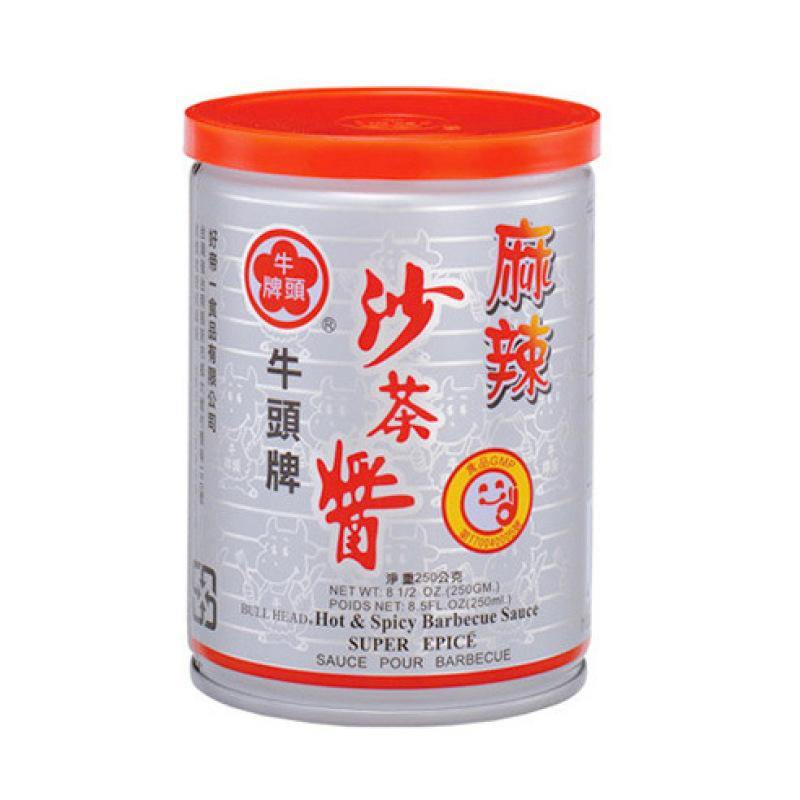 Bull Head Hot & Spicy Barbecue Sauce 8.5 Oz (250 g) - 牛头牌麻辣沙茶酱 250 g - CoCo Island Mart