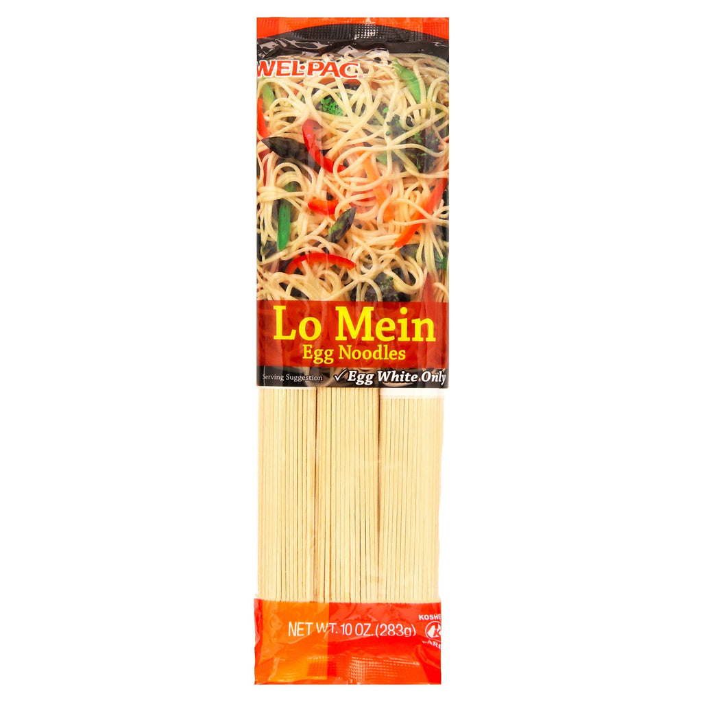 Wel-Pac Lo Mein Egg Noodles (Egg White Only) 10 Oz (283 g) - CoCo Island Mart