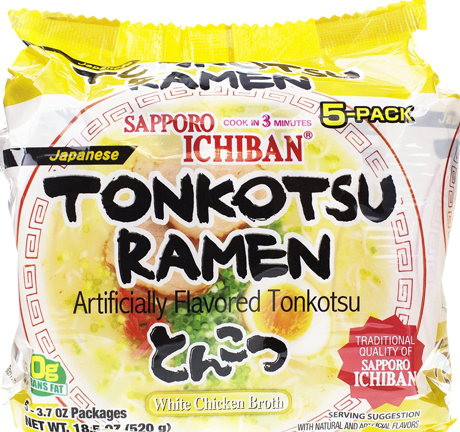 Buy Sapporo Ichiban Tonkotsu Ramen (5 pack)