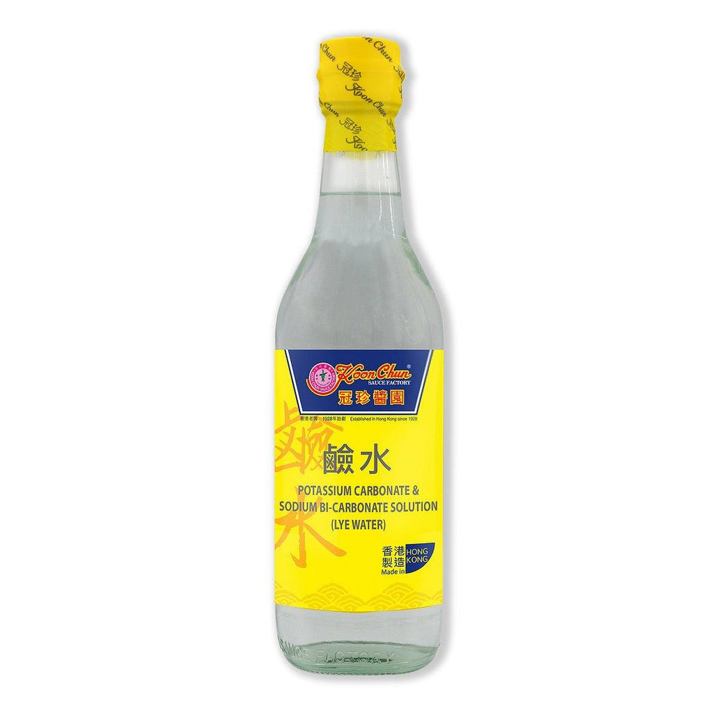 Koon Chun Potassium Carbonate and Sodium Bi-Carbonate Solution (LYE WATER) 16.9 FL Oz (500 mL) - 冠珍酱园 雪碱水 16.9 FL Oz - CoCo Island Mart