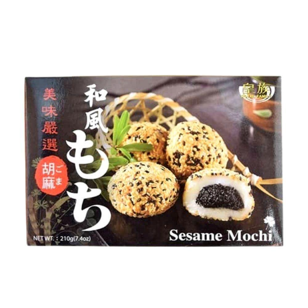 Royal Family Sesame Mochi 7.4 Oz (210 g) - 台湾皇族 日式和风麻薯 胡麻味 210g - CoCo Island Mart