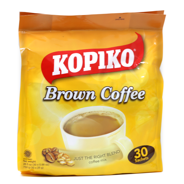 Kopiko Instant Brown Coffee Mix (30 Sachets X 0.88 Oz) 26.5 Oz (750 g) –  CoCo Island Mart