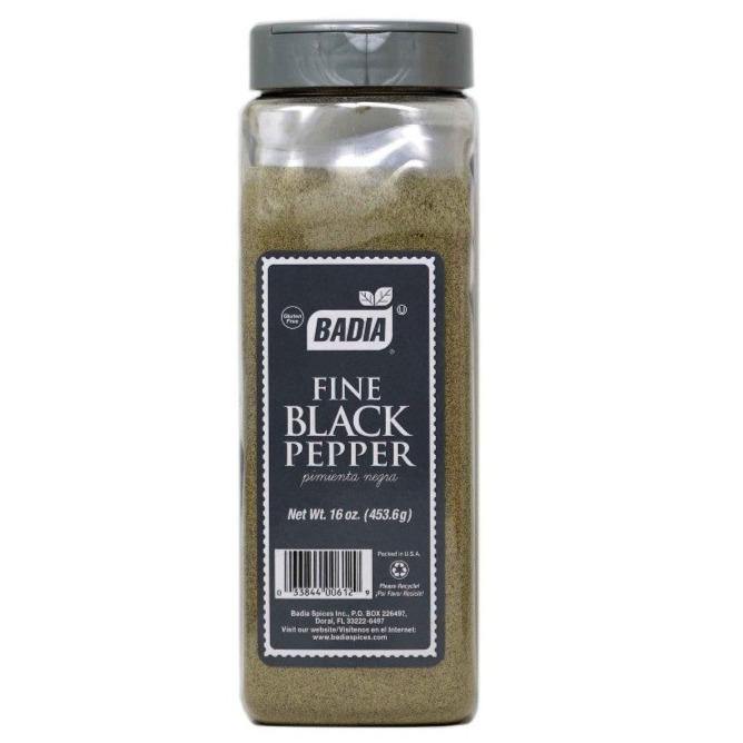 Badia Fine Black Pepper Spice (Pimienta Negra) 16 Oz (453.6 g) - CoCo Island Mart