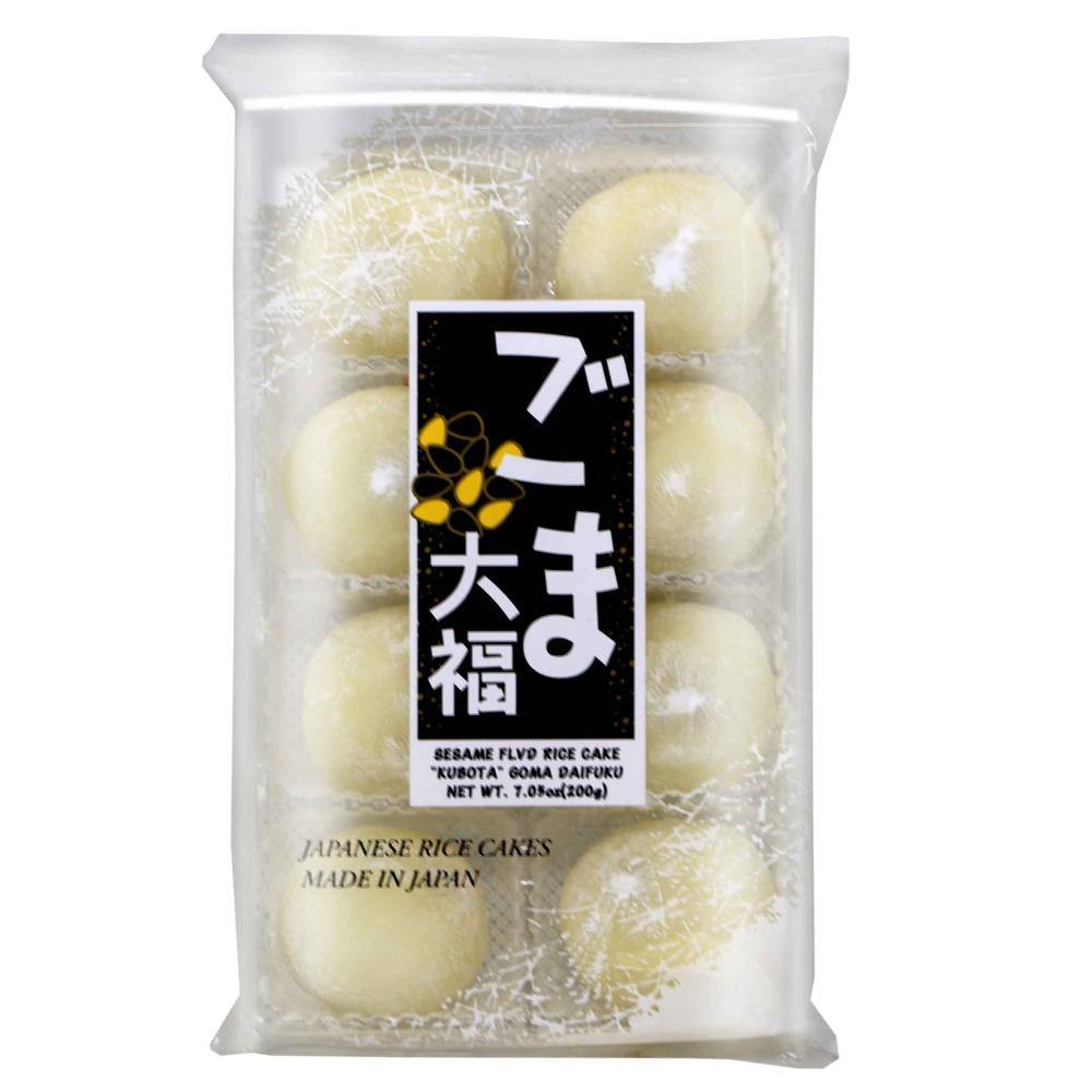 Japanese Fruit Mochi Sesame Ichigo "Kubota" Daifuku Sweet Rice Cake 7.05 Oz (200 g) - CoCo Island Mart