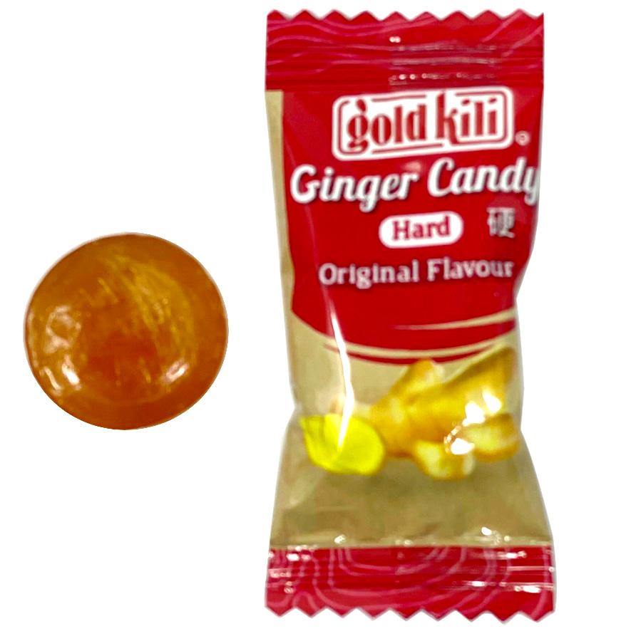 Gold Kili Hard Ginger Candy Original Flavor 3.53 Oz (100 g) -金麒麟原味硬姜糖 3.53 Oz - CoCo Island Mart