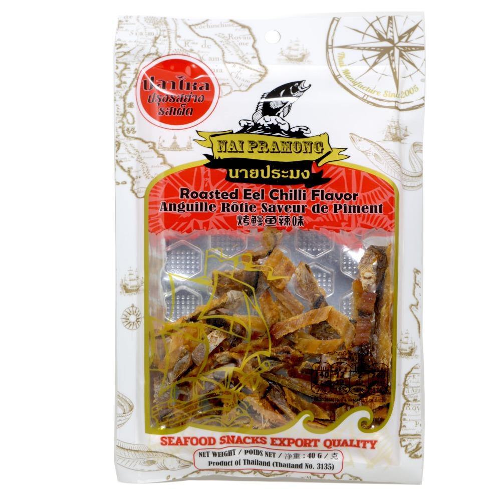 Nai Pramong Roasted Eel  Chili Flavor 40 g - CoCo Island Mart