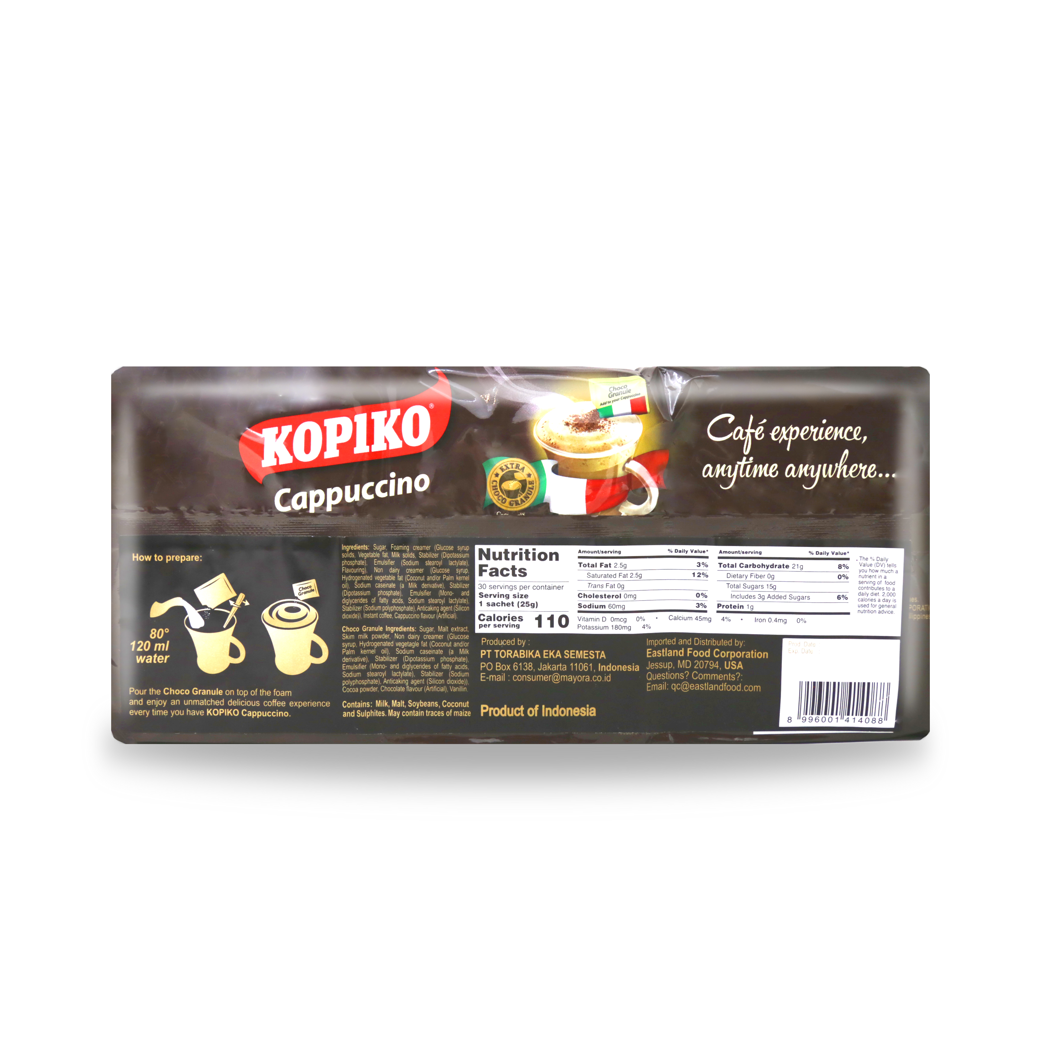 Kopiko L.A. Coffee (10) Sachet 25g – International Snacks Shop & More