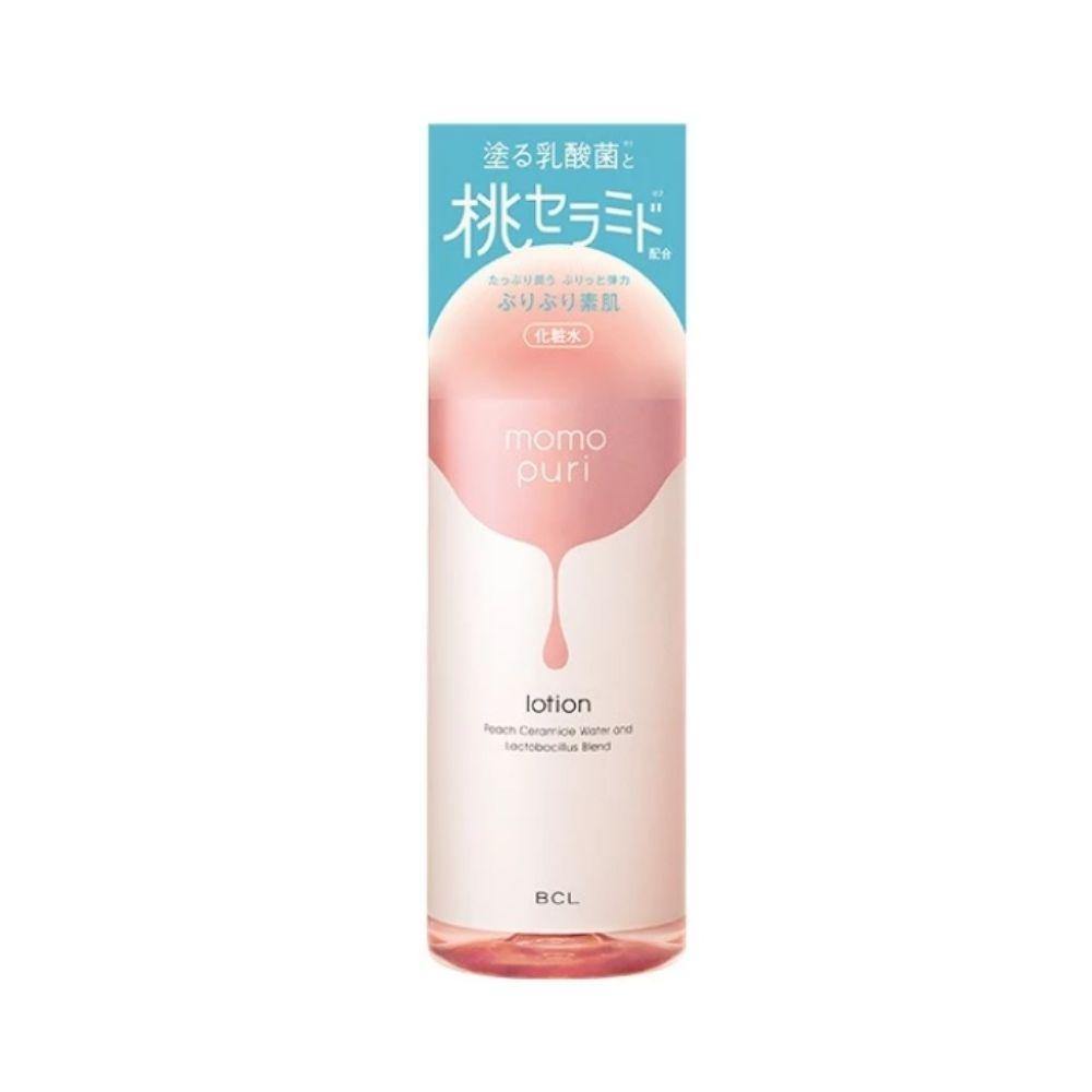 BCL Momo Puri Face Concentrated Liquid Lotion Toner Peach Ceramide Water and Lactobacillus Blend 6.8 FL Oz (200 mL) - CoCo Island Mart