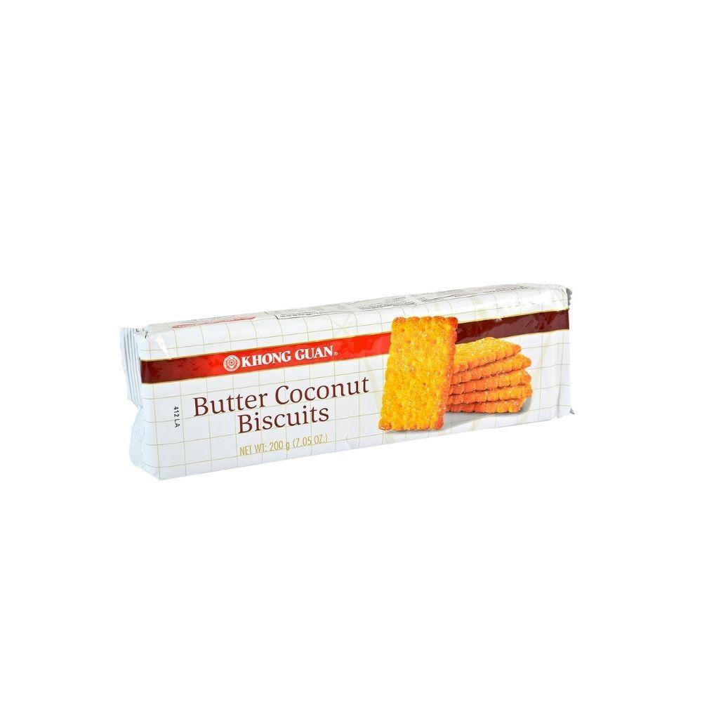 Khong Guan Butter Coconut Biscuits Crackers 7.05 Oz (200 g) - 椰子奶油饼 - CoCo Island Mart