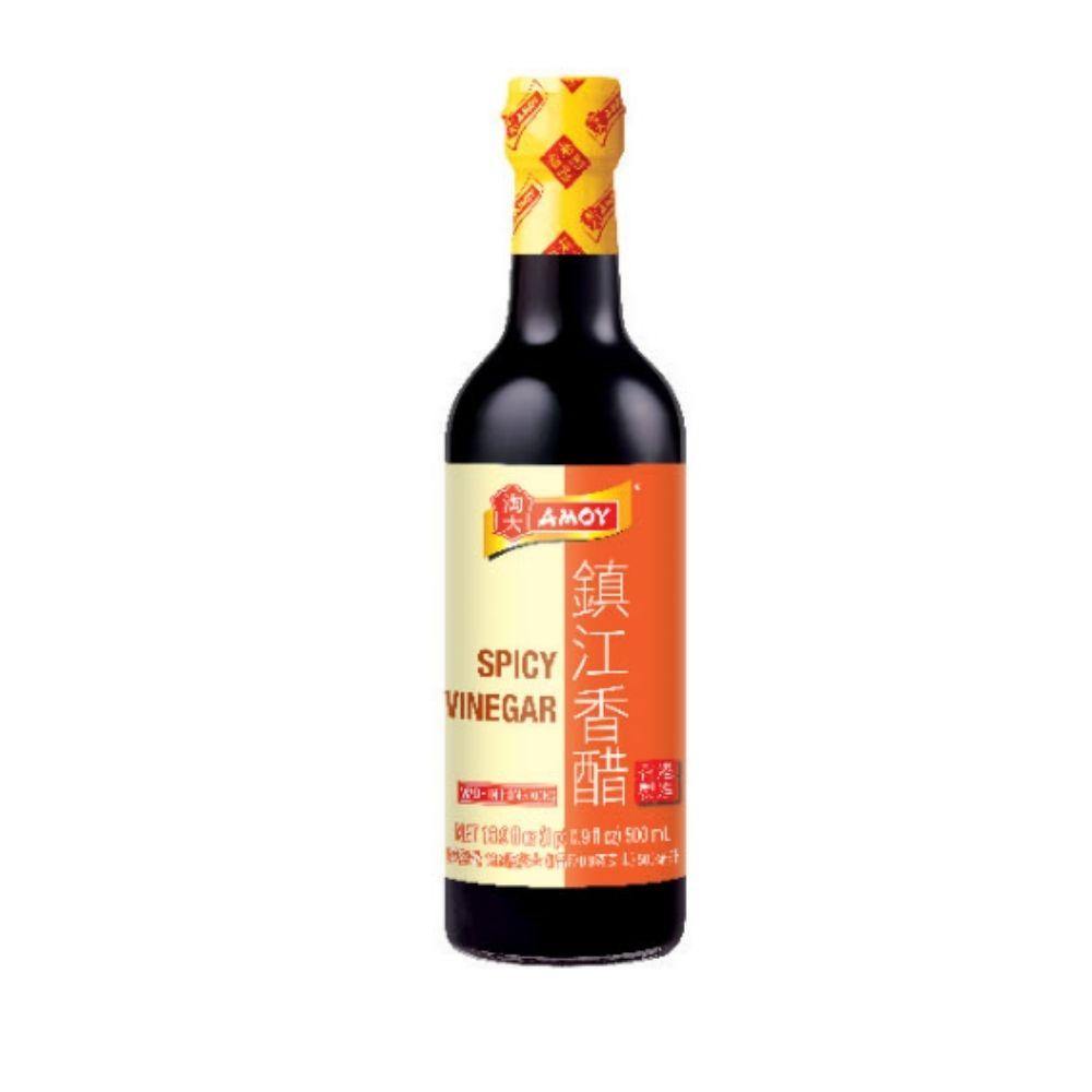 Amoy Spicy Black Vinegar 16.9 FL Oz (500 mL) - 淘大镇江香醋 - CoCo Island Mart