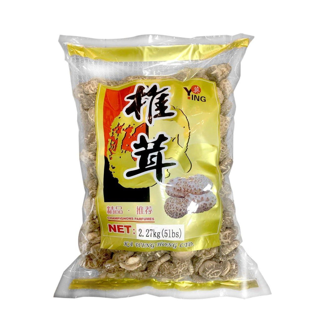 Ying Dried Shiitake Mushrooms 5.1 LBS (2.27 Kg) - 英牌椎茸 2.27 Kg - CoCo Island Mart