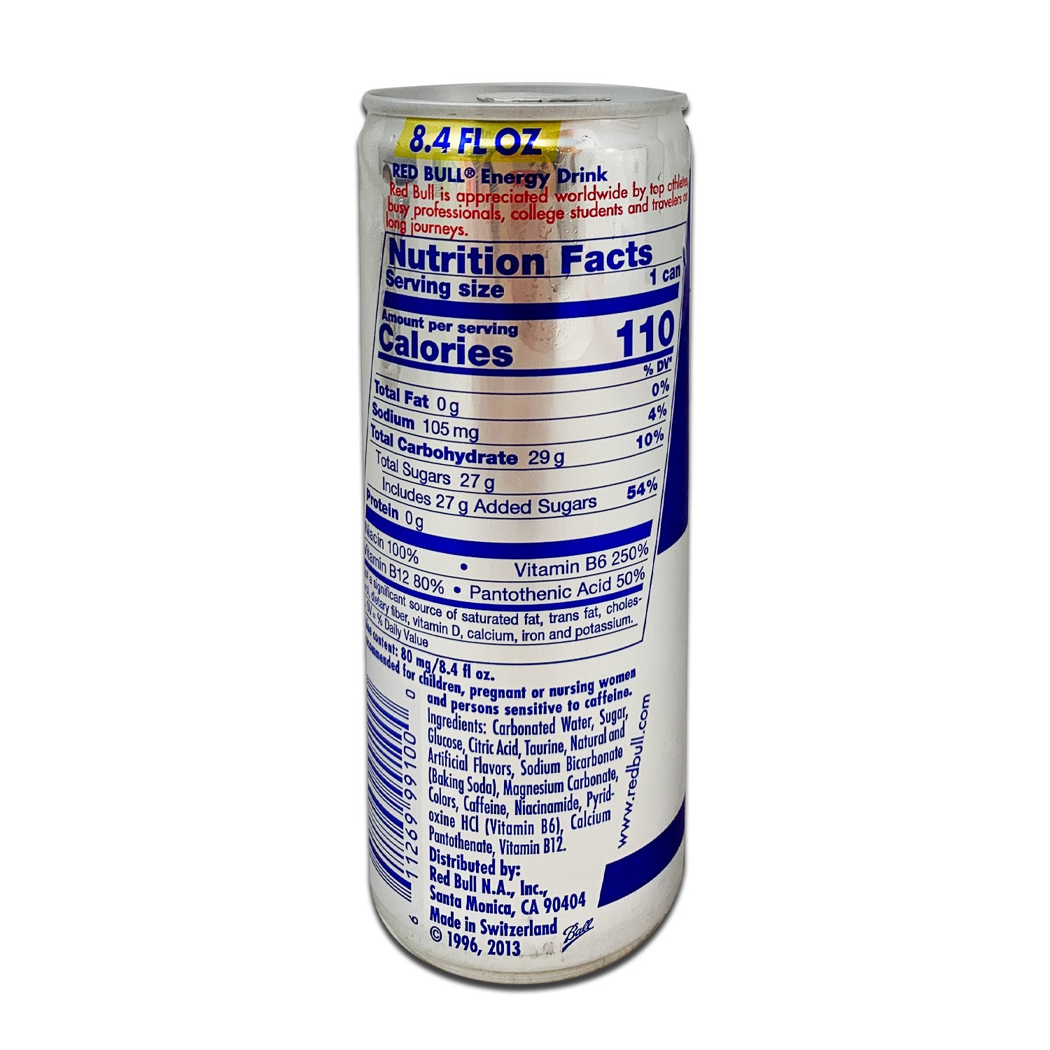 Bull Label Part Red Bull Energy Drink Label