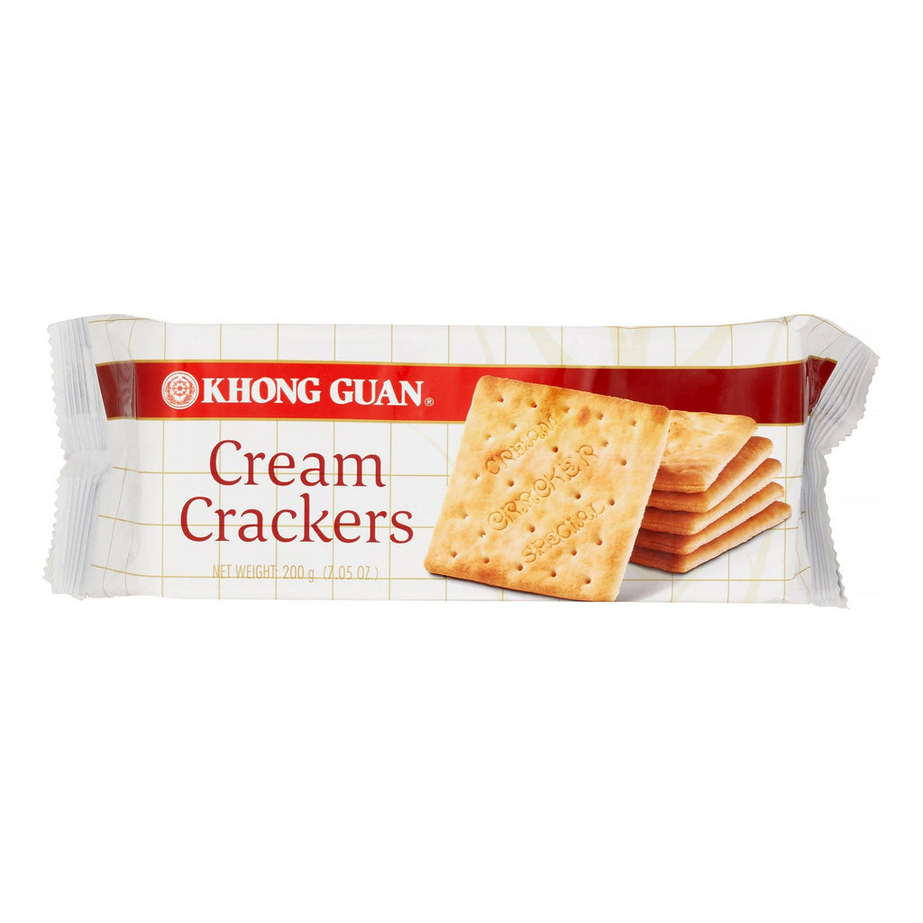 Khong Guan Cream Crackers Biscuits 7.05 Oz (200 g) - 梳饼干 - CoCo Island Mart