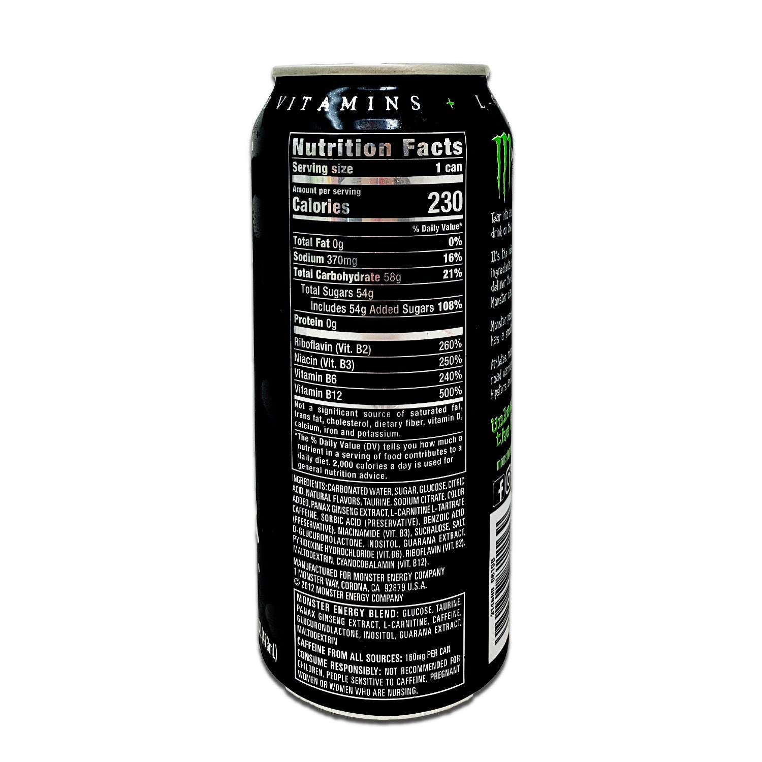 Original Green MONSTER ENERGY Drink, 16 fl oz – CoCo Island Mart