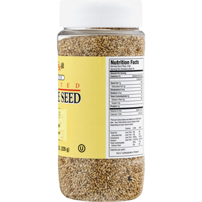 J-Basket Premium Roasted White Sesame Seed 8.0 Oz (226 g) - CoCo Island Mart