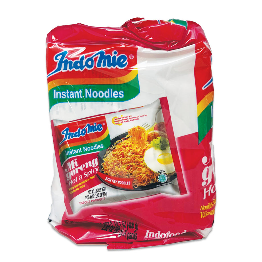 Indomie® Mi Goreng Hot & Spicy Instant Noodles, 5 ct / 2.82 oz - Pay Less  Super Markets