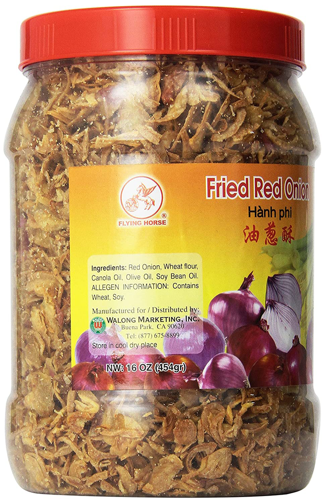 Flying Horse Fried Red Onion 16 Oz (454 g) - 油葱酥 454 克 - CoCo Island Mart